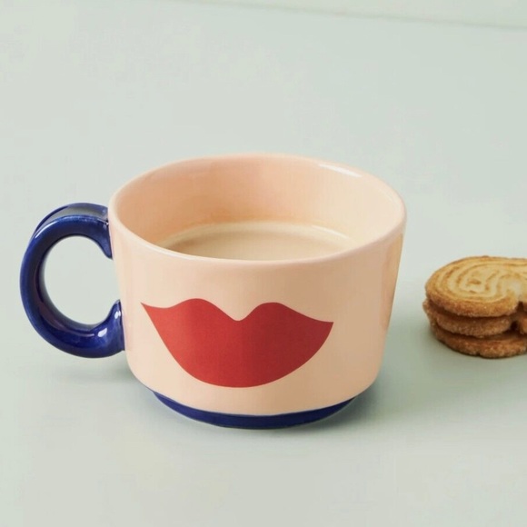 Anthropologie Other - Clare V For Anthropologie Cup‎ Maisonette Red Lips NWT